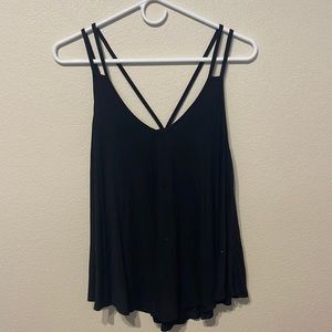 Black tank top